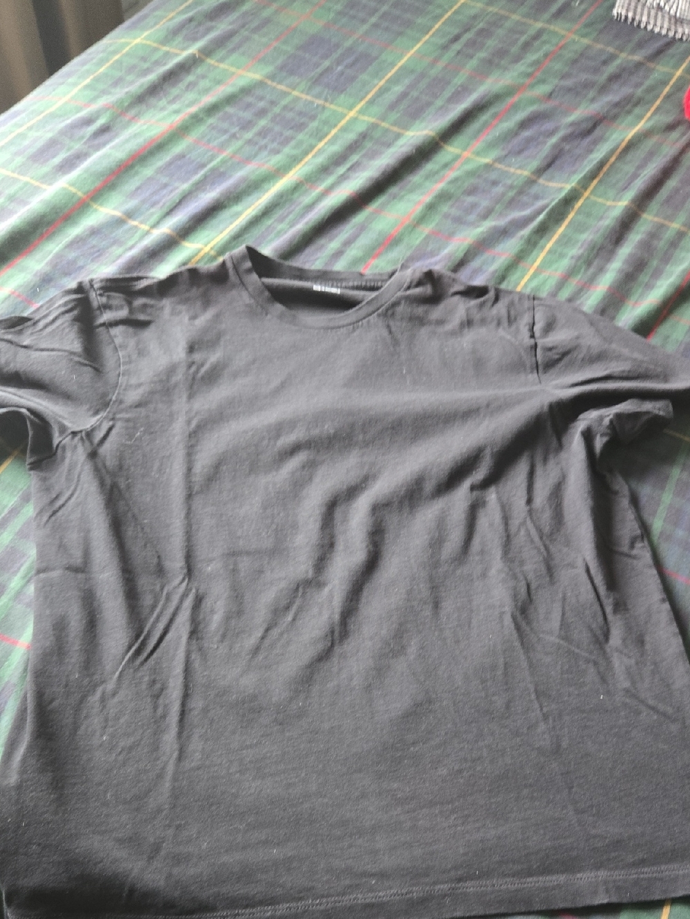 Men's Black Crew Neck T-Shirt J Crew Factory
